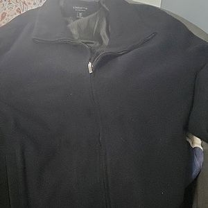 Men wool blue jacket